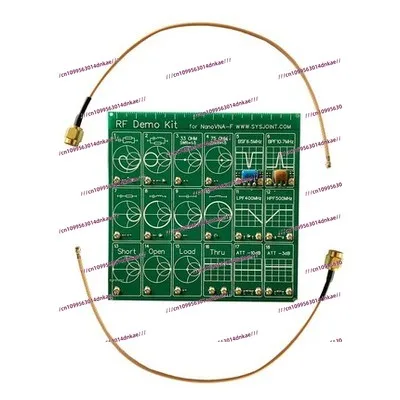 

RF Demo Kit NanoVNA-F RF Test Board HAM Filter, Attenuator, Vector Mesh Test