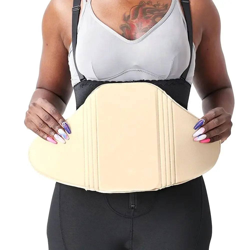 1Pcs Durable Foam AB Board Lumbar Drainage Compression Lipo Sponge Board Fixation EVA Sponge Postpartum Belly Binder