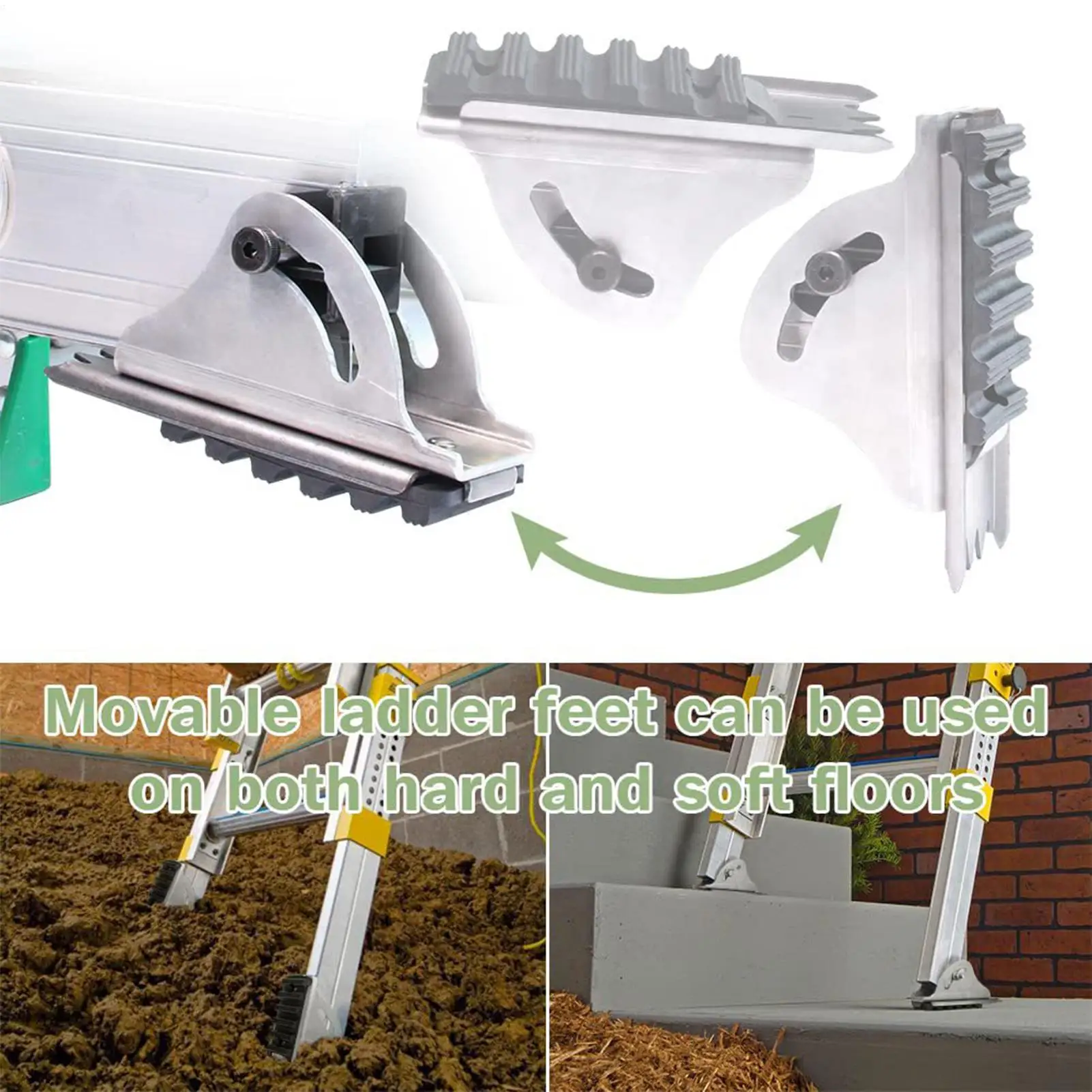 Extension Ladder Feet Stable Rubber Pads Repair Tool Extension Ladder Replacement For Attic Roof Stairs Workbench Drill Picking