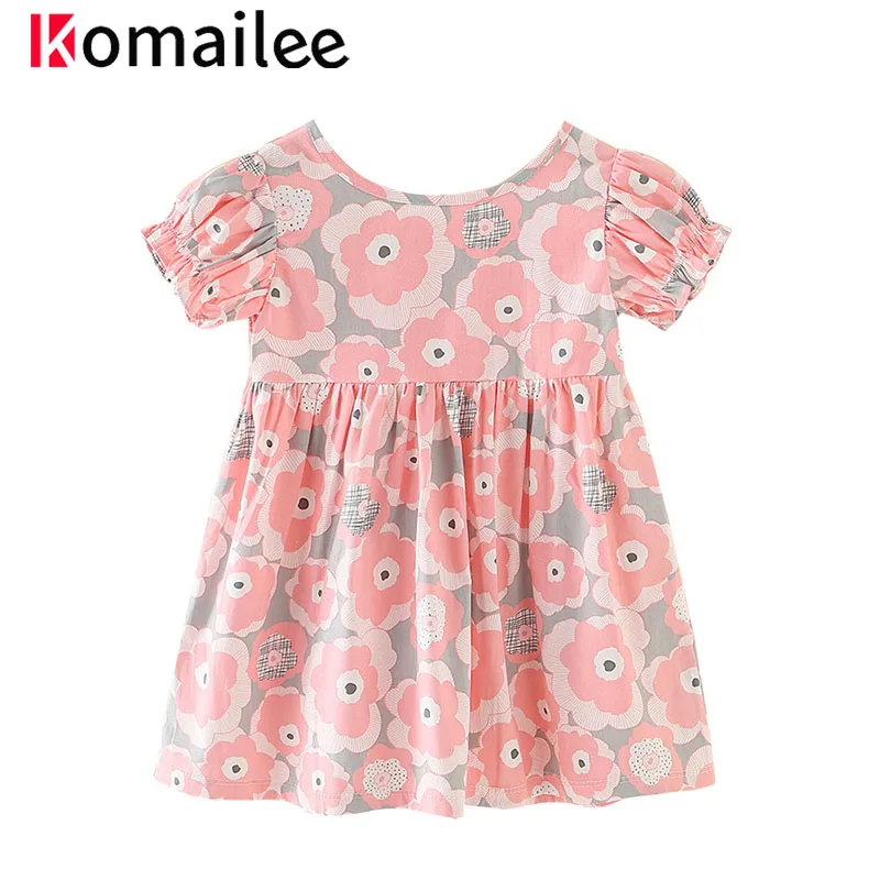 

Kids Dress for Girls Baby Summer Clothing Dresses Fancy Cotton Princess Party Cartoon Clothing Toddler Tulle Skirt Casual Wear