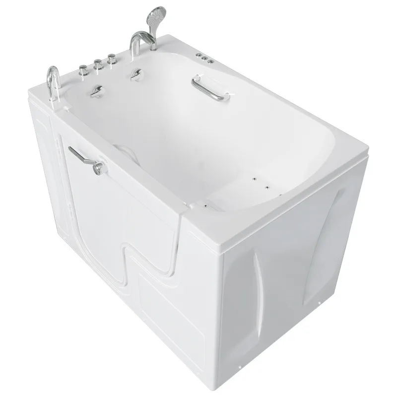 Bath the elderly bath open-door seat bath acrylic non-slip belt seat
