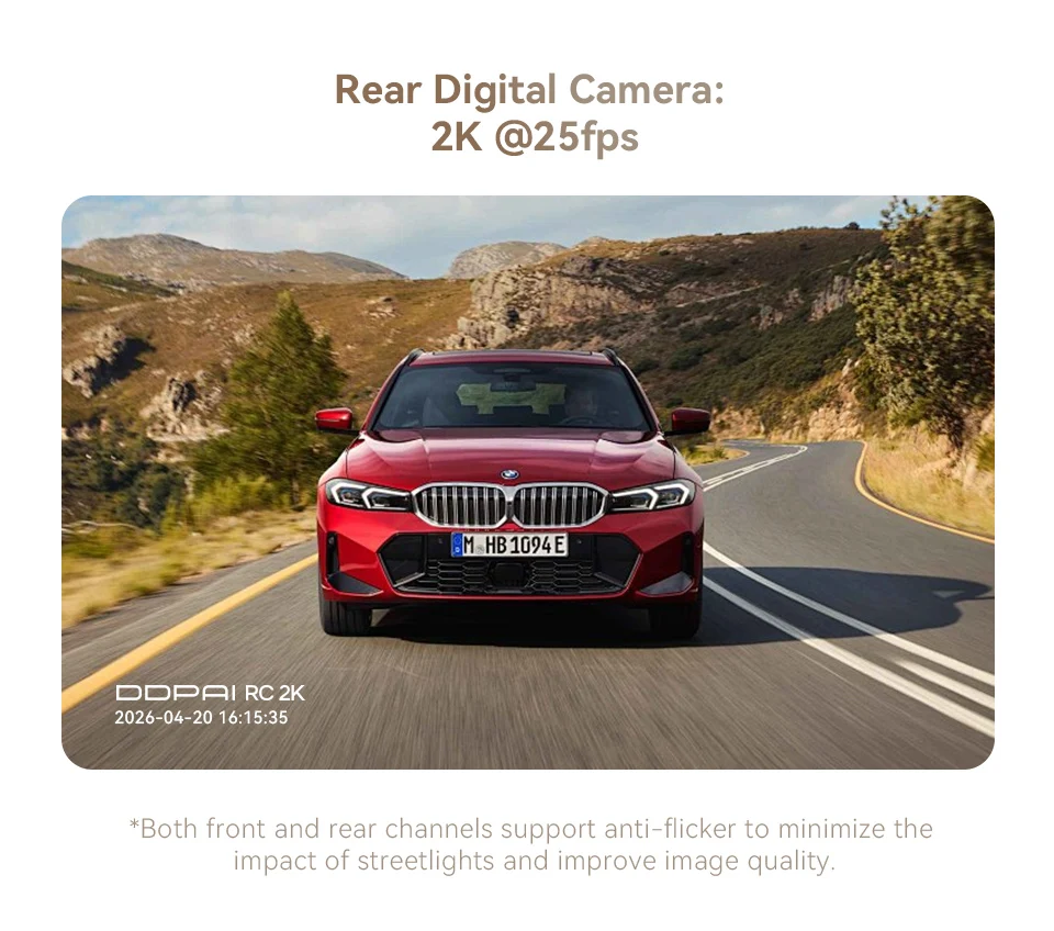 【New】DDPAI Z60Master Dual Dash Cam 4K+2K 2/3 Channel Front and Rear HDR Night Vision WiFi6 GPS ADAS Dash Camera DVR Car Dashcam