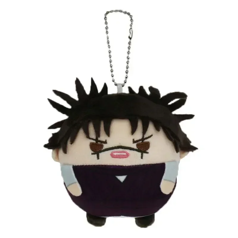10cm Jujutsu Kaisen Runder Plüsch-Schlüsselanhänger Yuji Megumi Choso Yuta Anime Flauschige Stoffpuppe Taschenanhänger Fan-Geschenk – Detail 4