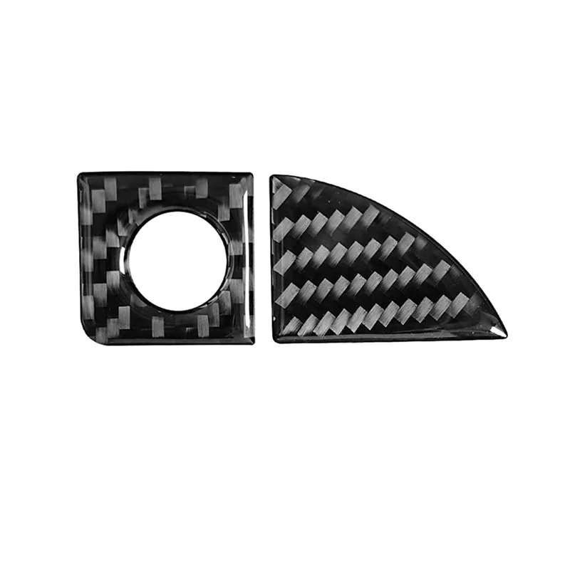 For Lexus IS IS250 IS300 IS350C 2006-2012 Carbon Fiber Side Copilot Storage Box Handle Cover Trim Sticker Accessories