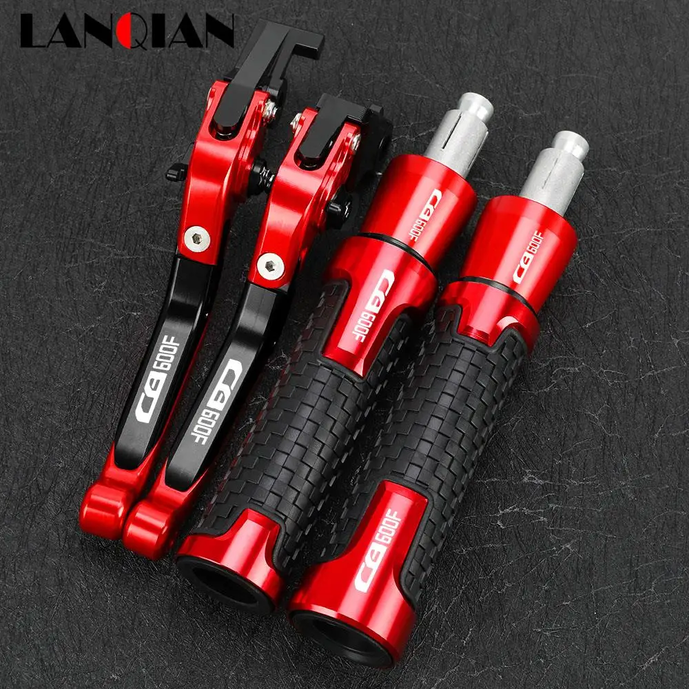 Motorcycle For HONDA CBR600F CBR 600 F 1991-2007 Extendable Brake Clutch Levers Handlebar Handle Grips Ends Slider Accessories