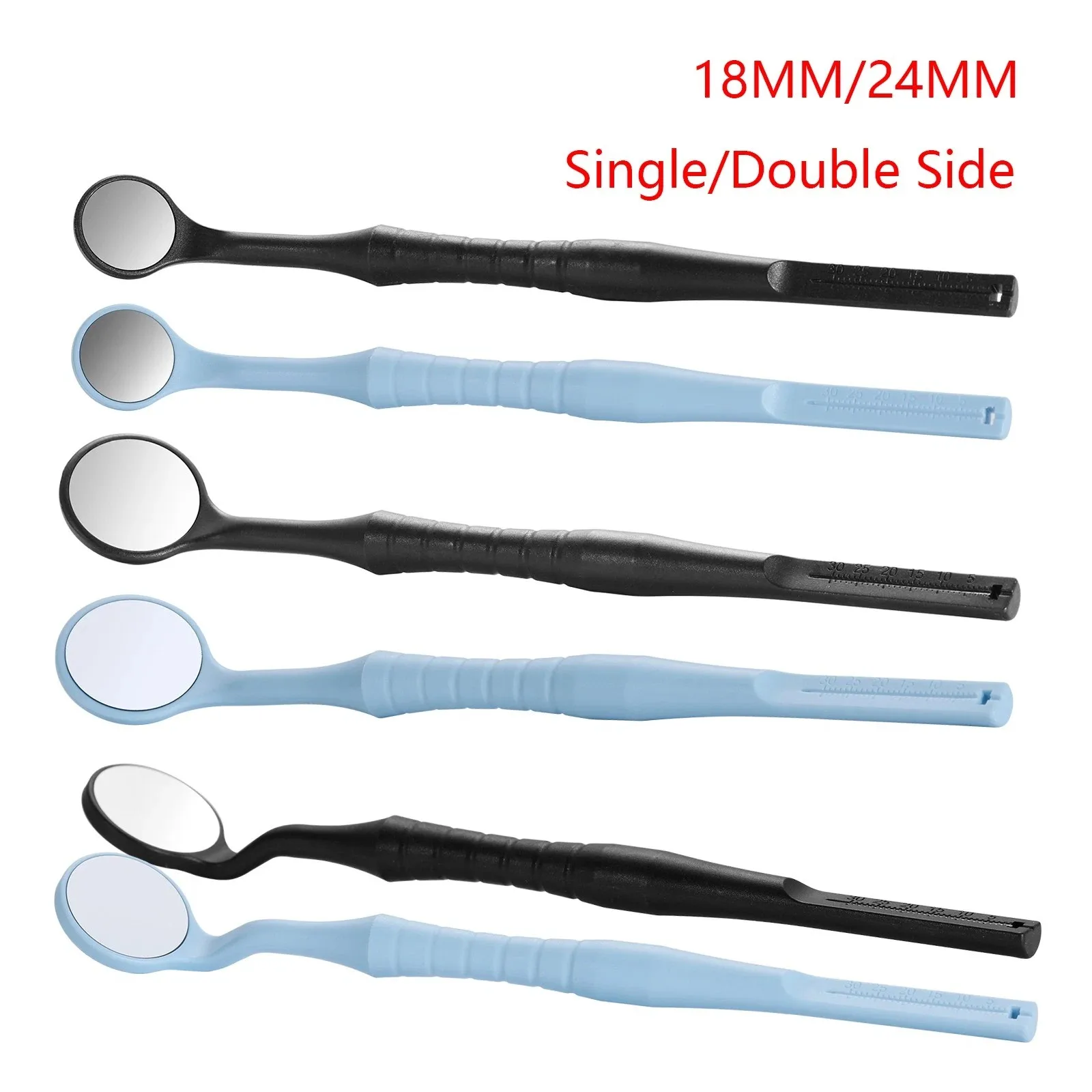 Dental Micro Mouth Mirror Single/Double Side Sterilizable Reflector 18/24mm Odontoscope Oral Surgical Tool