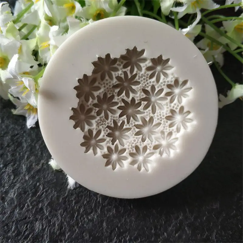 1/2/3PCS Flower Silicone Mold Fondant Cakecup Decorating Tool Resin Clay Chocolate Candy Flower Mold  Kitchen Baking Tools