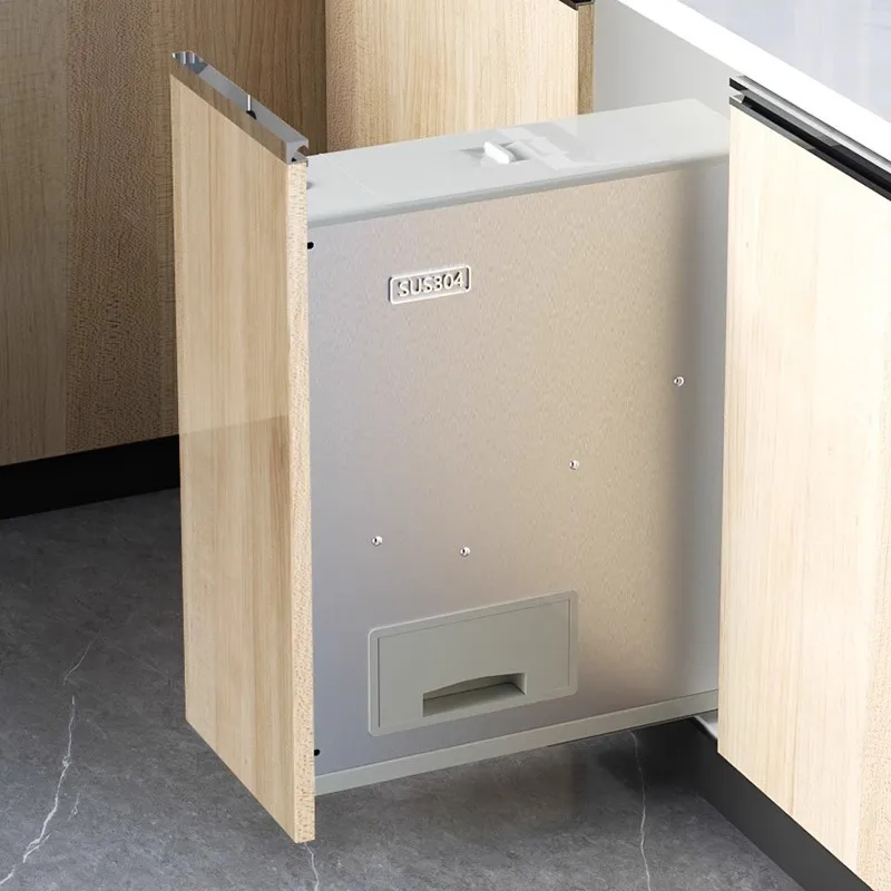 

Rice box household cabinet bucket embedded kitchen rice storage box cabinet function drawer type