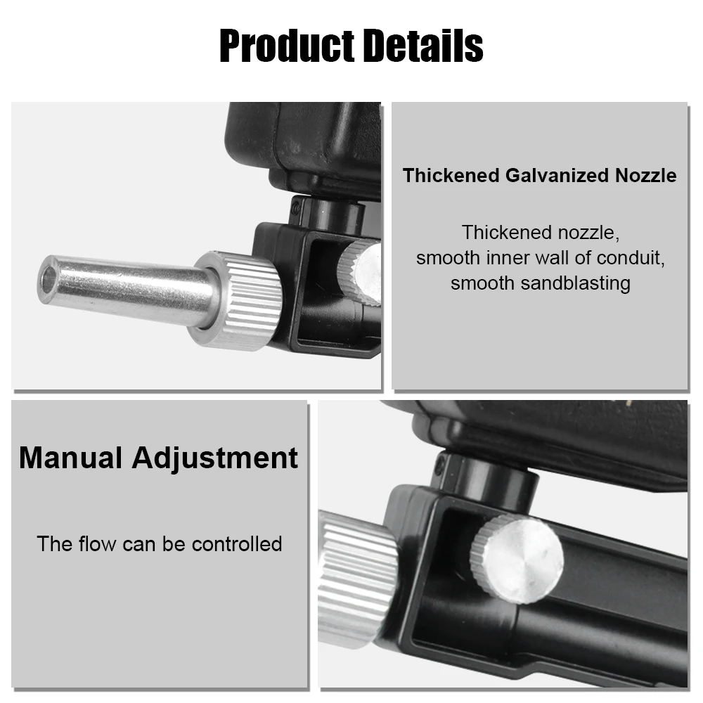 Rosts trahl gerät Schwerkraft Sandstrahlen g un einstellbare Strahl maschine pneumatisches Sands trahlset