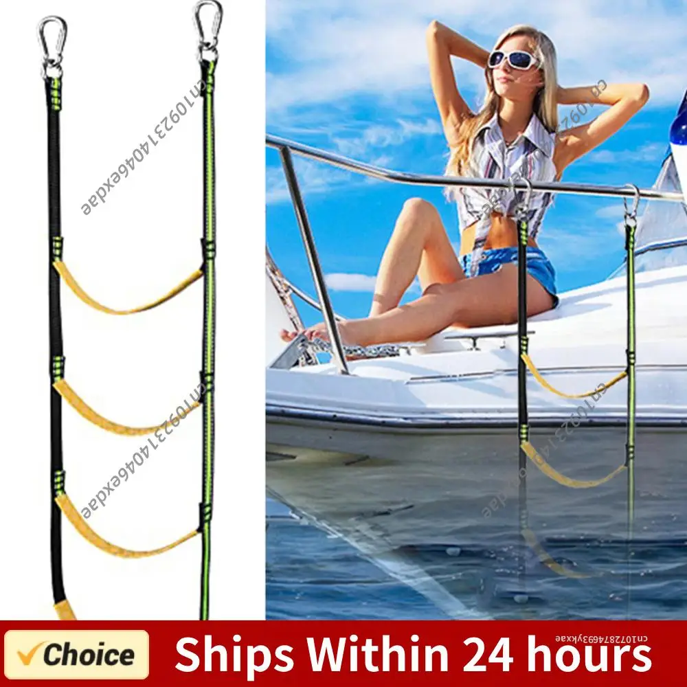 

Складная вспомогательная веревочная лестница для лодок, для посадки на борт, для активного отдыха на природе, для парусников и каноэ