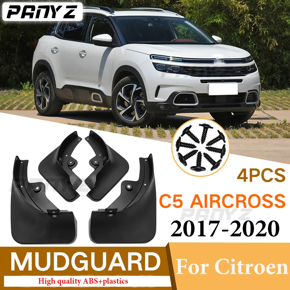 4X New Front Rear Mud Flaps For Citroen C5 Aircross 2017 2018 2019 2020 Mudflaps Splash Guards Flap Mudguards