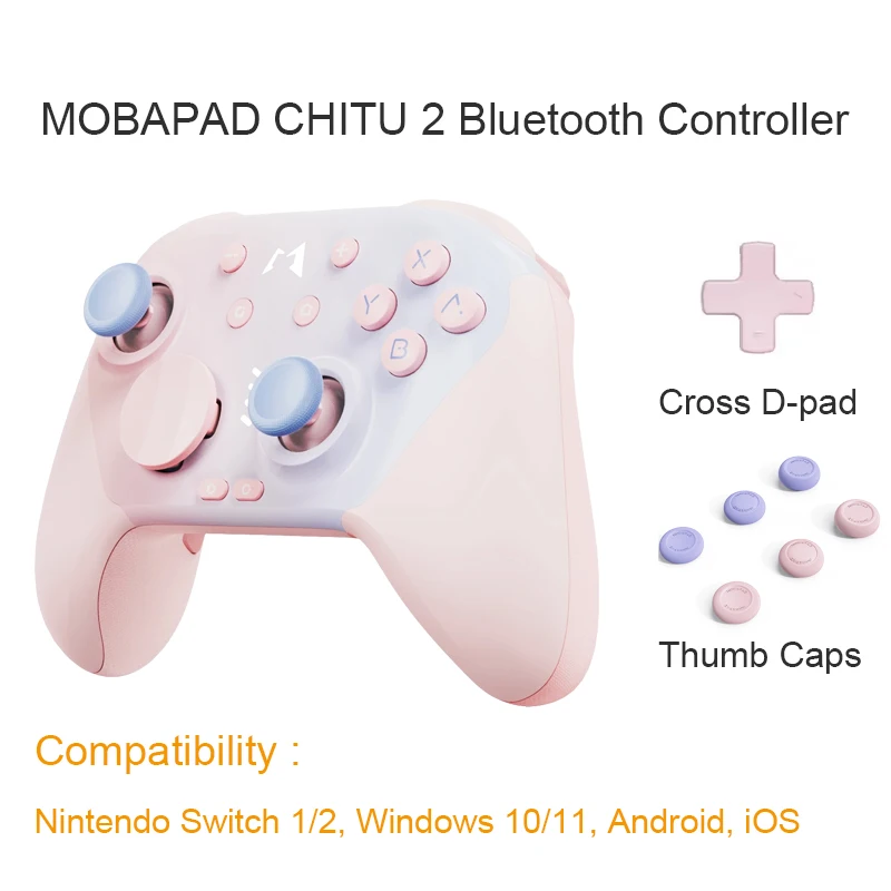 MOBAPAD CHITU 2 HD mechanische gamecontroller voor Nintendo Switch 1/2, PC, Android, iOS met TMR Glide Sticks Gamepad - afbeelding 1