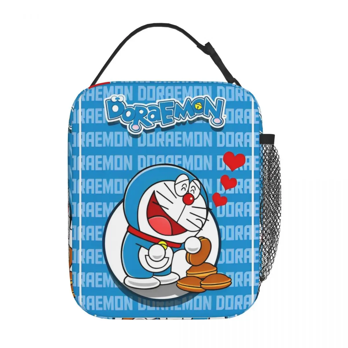 

D-Doraemons Movie Insulated Lunch Bag Portable Cartoon Lunch Container Cooler Bag Tote Lunch Box Beach Travel Men Women
