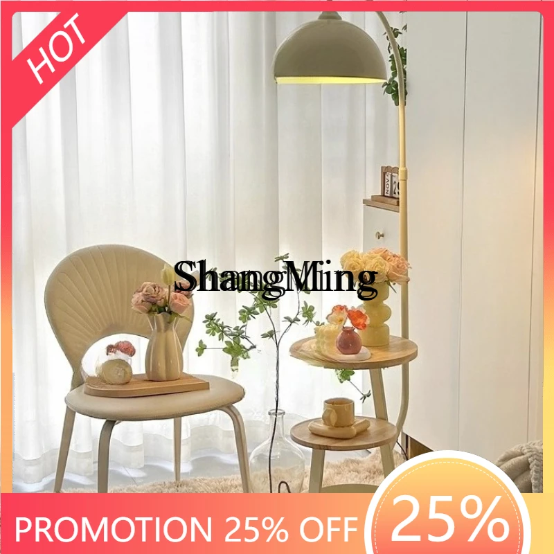 

SM home cream wound floor living room small side shelf bedroom bedside table