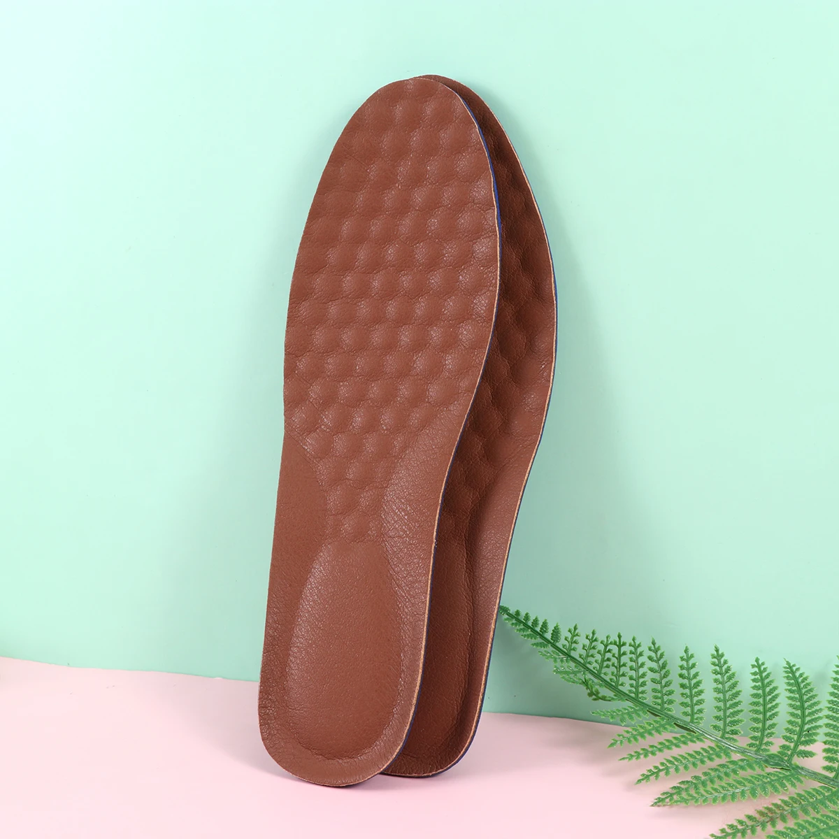 

1 Pair Comfortable Shoe Cushions Cow Leather Breathable Insoles Foot Care Sports Pads for Relief