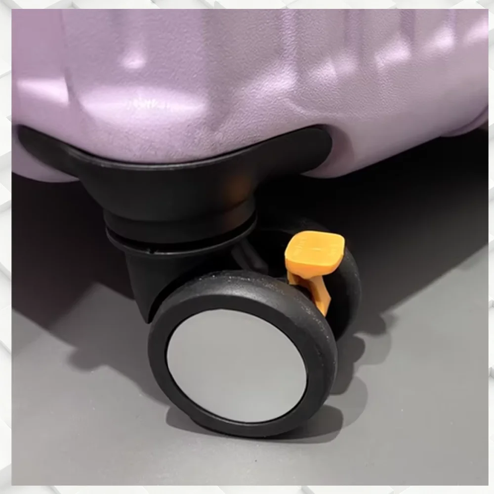 Shock Absorbing Luggage Wheels Replacement Suitcase Spinner Caster Wheels with Rubber Tires Bearings Silent 360° Swivel