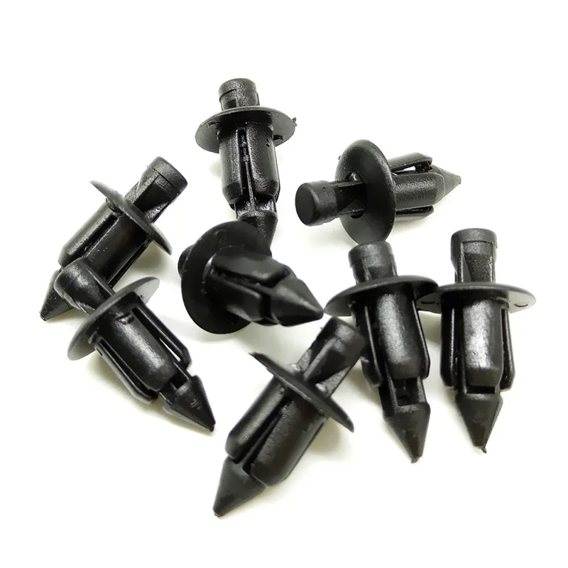 50pair Car Plastic Fairing Rivet Setting Panel Fasteners Clips For Honda Automobile Parts Fastener Clips Interior Accessories