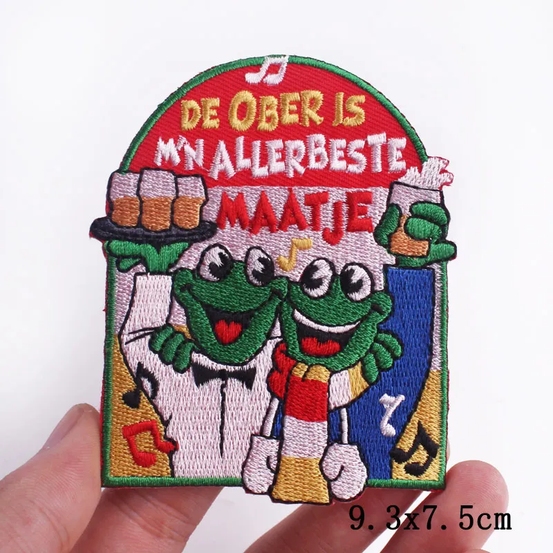 2026 Nederland Oeteldonk Carnaval Patches DIY Ijzer Op Patches Voor Kleding Nederland Carnaval Oeteldonk Patches Op Kleding