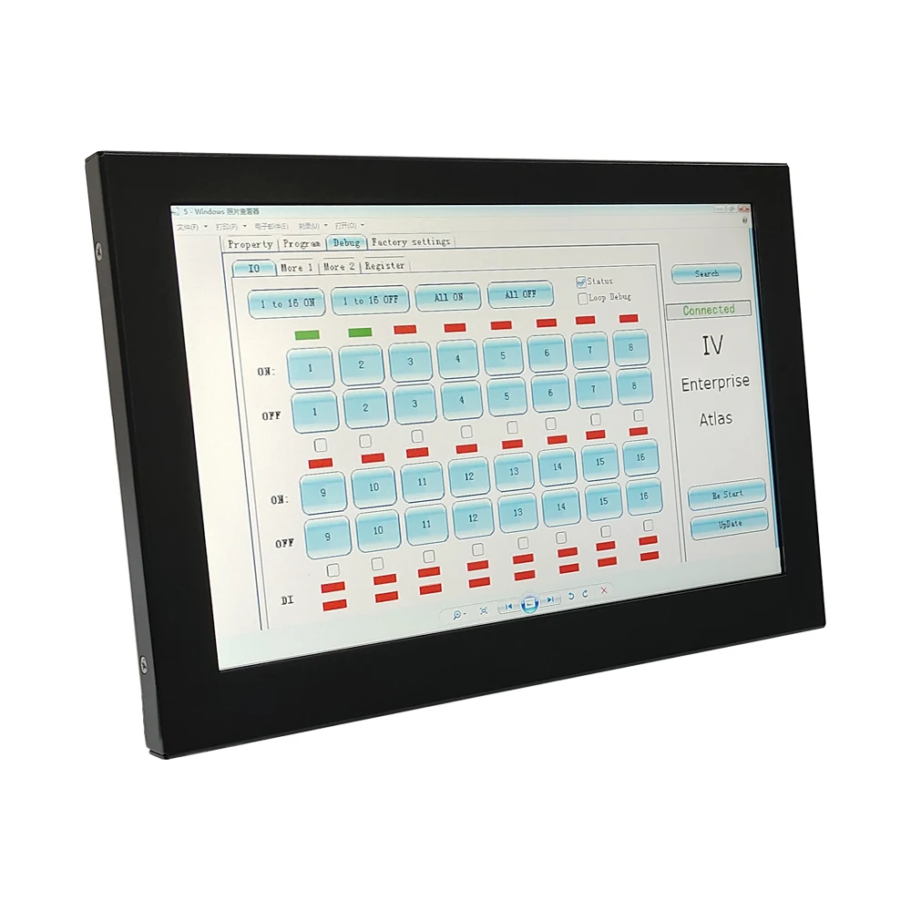 Factory Wholesale 10.1 Inch 16: 9 Ratio Open Frame Metal Case LCD Fixed Continuous Dust Concentration monitor