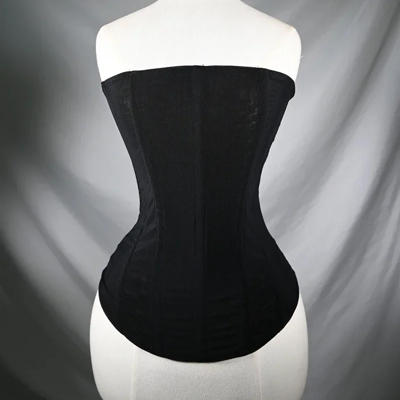 Fishbone Waist Corsets Women Crop Tops Breathable Mesh Overbust Bustier Top Sexy High Elasticity Seamless