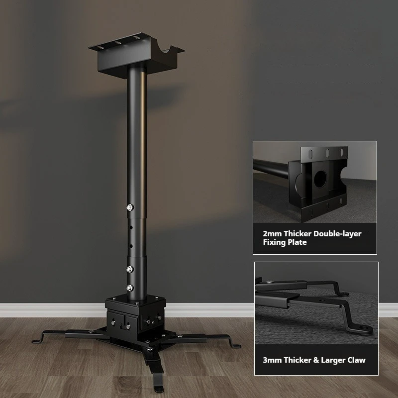 23-200cm-telescopic-heavy-duty-engineering-projector-hanger-stand-for-acer-sony-benq-4k-all-projector-universal-ceiling-bracket