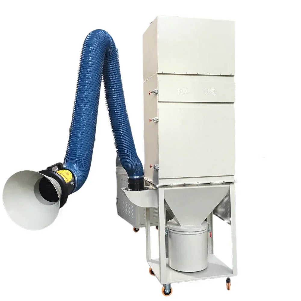 Environmental Industrial Pulse Back Dust Collector Powder Cleaning  Collecting Machine