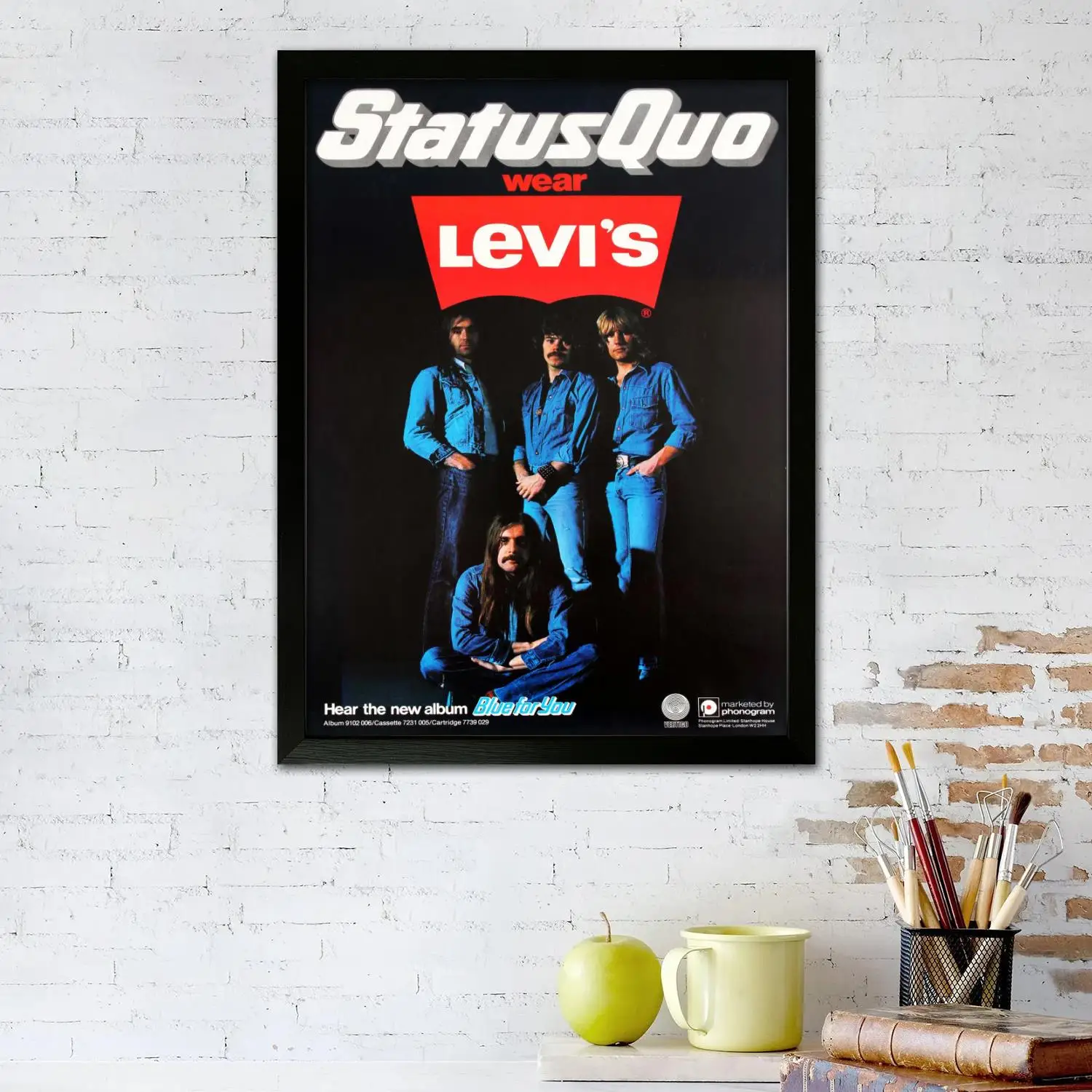 ملصق فني من القماش من Status Quo وفن جداري، طباعة صور، ديكور غرفة نوم عائلية حديثة، ملصقات، لوحة زخرفية #2