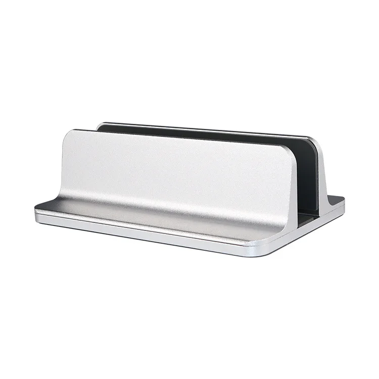 

Tablet Laptop Vertical Bracket Aluminum Alloy Base Dual Card Slot Adjustable Desktop Storage Bracket