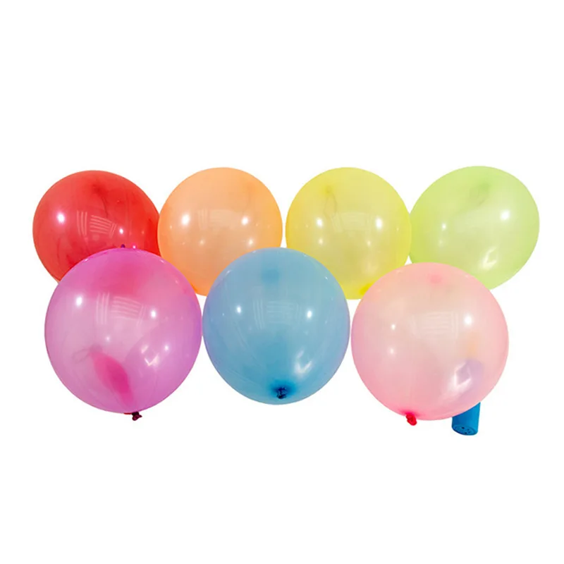 5pcs Thickened Latex Balloon Hand Pat with Rubber Band Pat Ball Children\'s Elastic Toy Birthday Party Decoration Small Gift