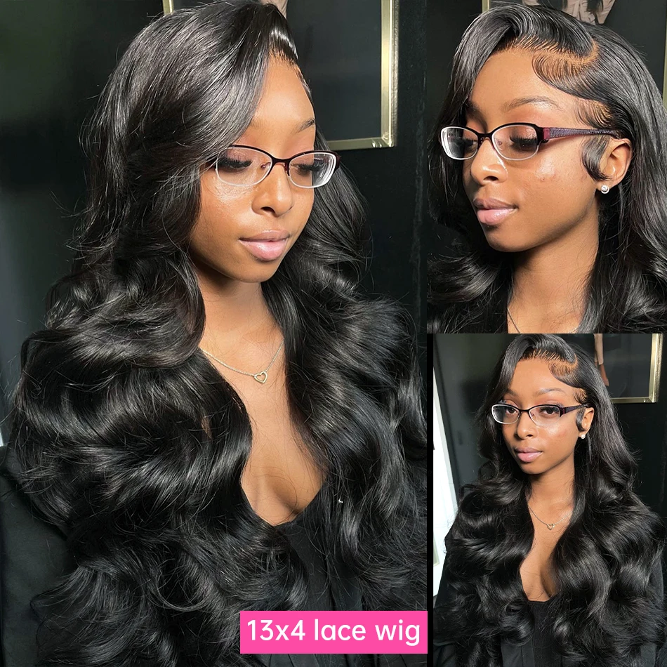 250% 30 Inches Body Wave 13x6 HD Lace Front Remy Human Hair Wigs 13x4 Lace Frontal Wig 5x5 Glueless Wig Ready To Go For Women