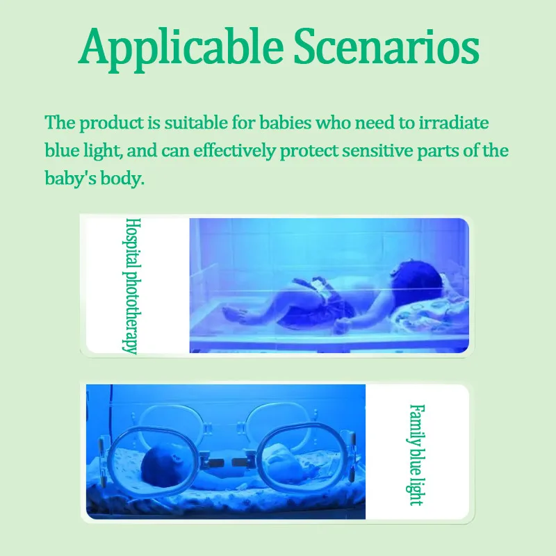 10 szt. Pieluch dla noworodków z filtrem światła niebieskiego, pieluchy ochronne do fototerapii, czarne pieluchy dla niemowląt, ultracienkie i wygodne.
