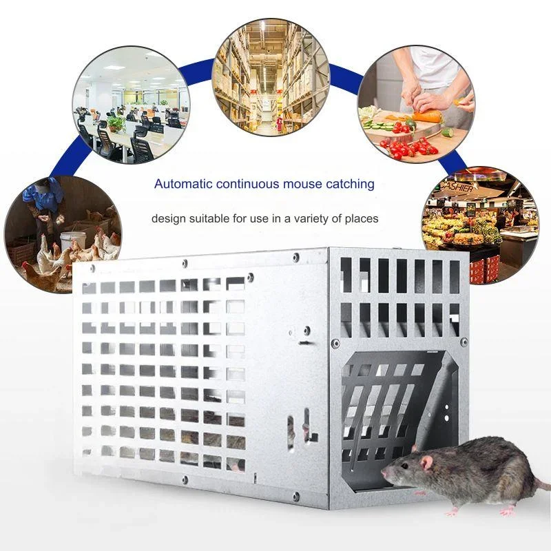 Multifunctional Mouse Trap, Mouse Trap Cage, Pest Control for All Mice, Field, Farm, Home Mouse Trapping