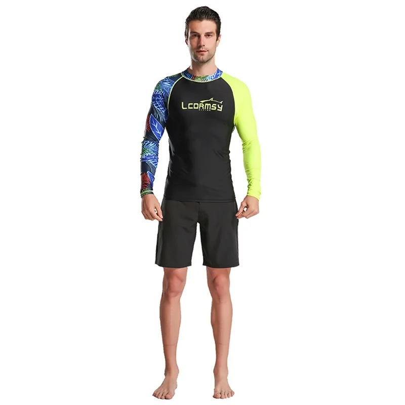 Men's Long-sleeved Snorkeling Wetsuit Diving suit Sun-proof Beach swimwear Surfing wetsuits jellyfish suit