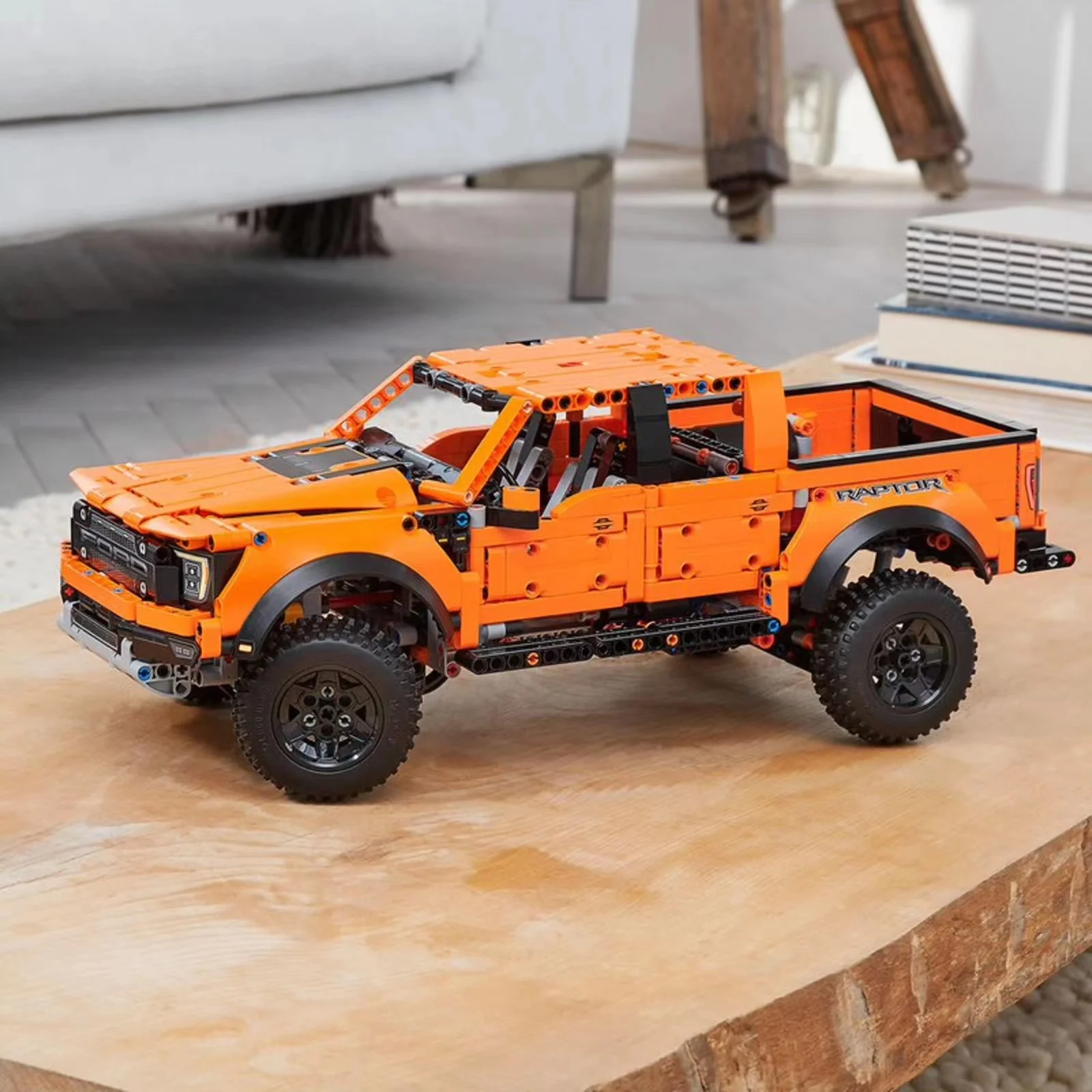 

1379Pcs Technical Ford Raptors F-150 Pickup Truck Sports Car 42126 Building Blocks Racing Vehicle Model Bricks Toys for Kid Gift