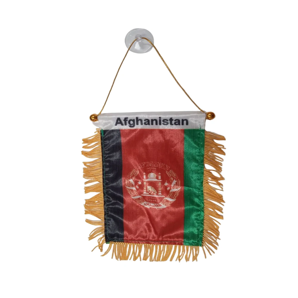 Directly Delivery Car Window Decoration Stain Bunting Pennant Afghanistan Flags