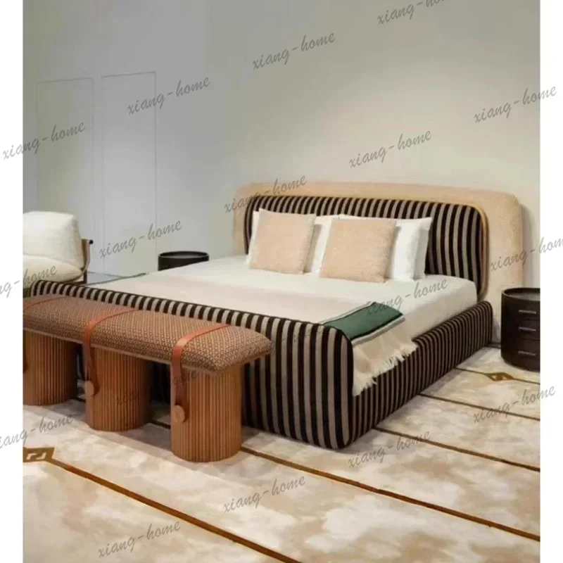 FG 180x200cm Dorm Room Essential Complete Room Furniture Luxury Bed King Size Bed Table Double Beds Headboards Furniture For Hom