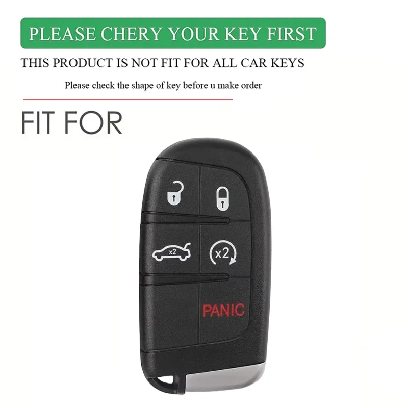 Silicone Car Smart Key Case Cover For Jeep Renegade Wrangler Patriot Grand Cherokee WK2 KL Compass Liberty FIAT Accessory
