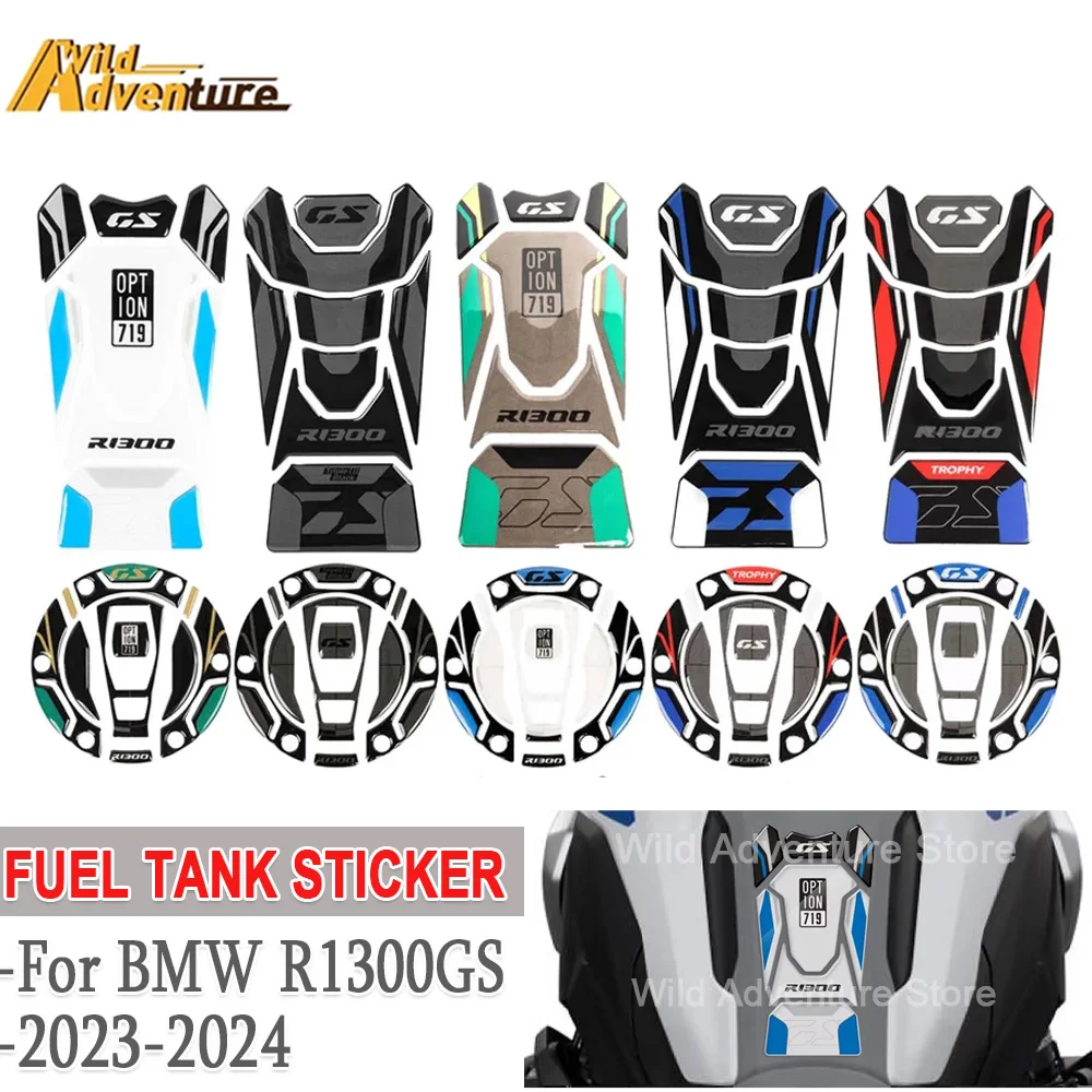 

R1300GS аксессуары для мотоциклов 3D наклейка из эпоксидной смолы, защитная наклейка на бак для BMW R1300GS R1300 GS R 1300 GS 1300 2023-24