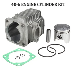 47CC (40-6) Engine Cylinder Head With Piston Pin Full Kit For 2 Stroke Mini Dirt Bike ATV Quad Pocket Bike