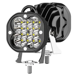 1x3 인치 LED 스포트라이트 작업등 바, 오프로드 운전 스팟 투광 안개 램프, 트럭, 보트, SUV, 12V, 24V, ATV, 흰색 헤드라이트