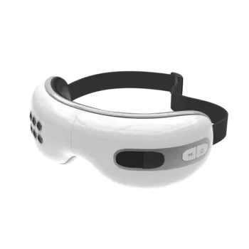 جهاز تدليك العين بضغط الهواء البارد الساخن القابل للطي لتخفيف الصداع النصفي وإعادة تعب العين مع موسيقى علاج هادئ شحن سريع #6