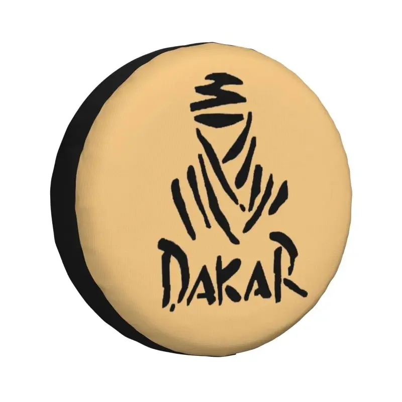 

Custom Dakar Rally Tire Cover 4WD 4x4 Trailer Spare Wheel Protector For Toyota Mitsubishi 14" 15" 16" 17" Inch