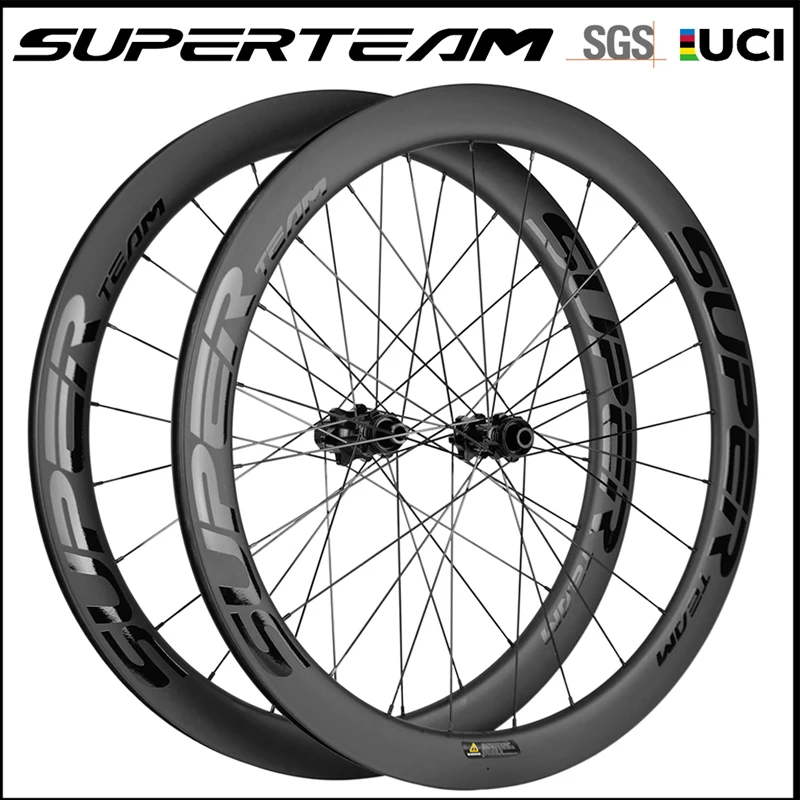 50mm 25 Carbon Wheels Disc Brake 700C Road Bike Wheelset UCI Quality Carbon Rim With Center Lock Or 6 blots Road Cycling Wheels