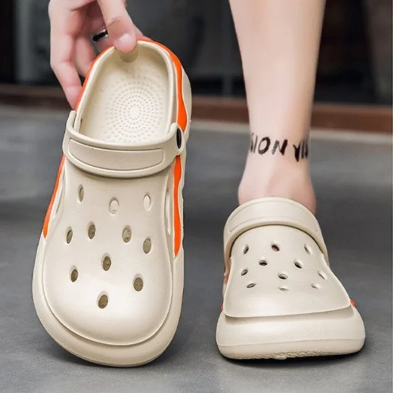 

Сверхлегкая мужская пляжная обувь 39 Ежедневное использование Тренд 2025 Роскошный дизайнер Новая мода Японский H в продаже Высококачественные мужские сандалии Eva