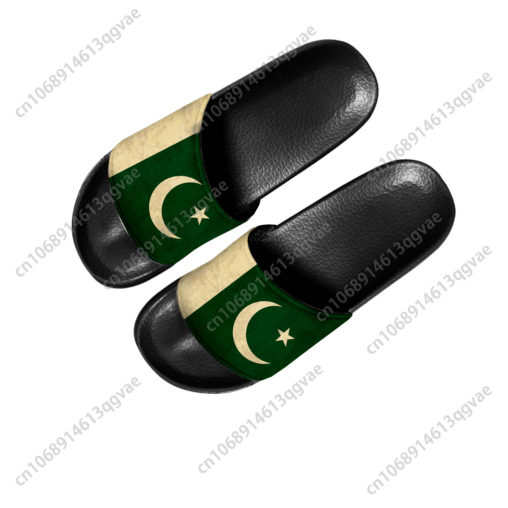 Pakistani Flag Slippers Home Water Shoes Men Women Teenagers Children Pakistan Beach Pool Sandals Custom Made Summer Slipper