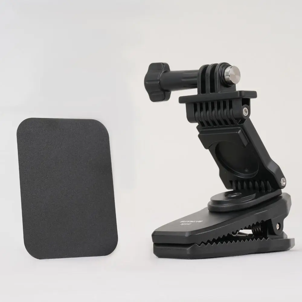Magnetic Action Camera Backpack Mount Foldable Stretchable Backpack Clip Clamp 360 Rotatable for DJI Action 5/4/Pocket3/Insta360