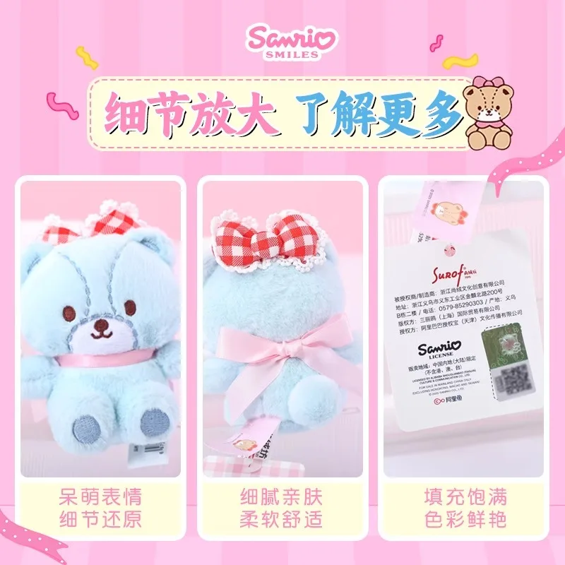 Anime Hello Kitty Cartoon Sanrio Tiny Chum Plüschtiere Y2K Neue Mini Plüschpuppe Anhänger Rucksack Schlüsselanhänger Anhänger Geschenk für Mädchen