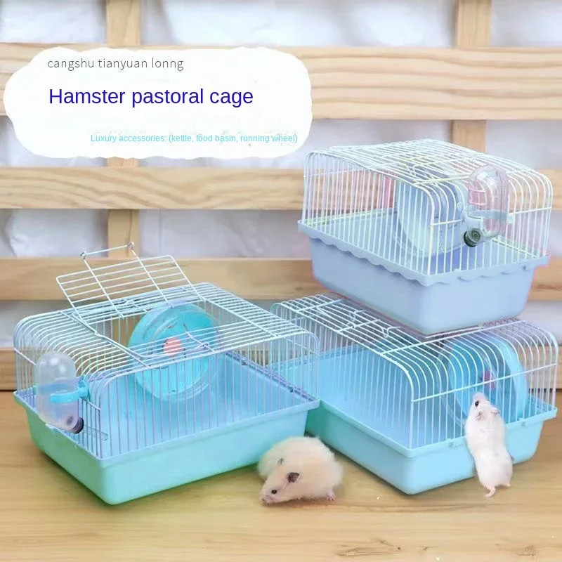 Rabbit cage home rabbit cage with toilet extra large hamster guinea pig hedgehog Dutch