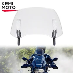 Motorcycle Windshield Extension Universal Windscreen For BMW R1250GS For Honda For Suzuki Heighten Wind Deflector Accessories