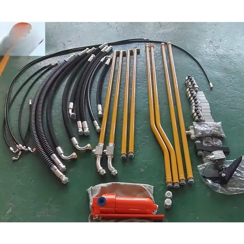 Hydraulic Pipe Kit Hose Assembly High Pressure YouTube Excavator Backhoe Loader Factory Sales 1-200 Tons